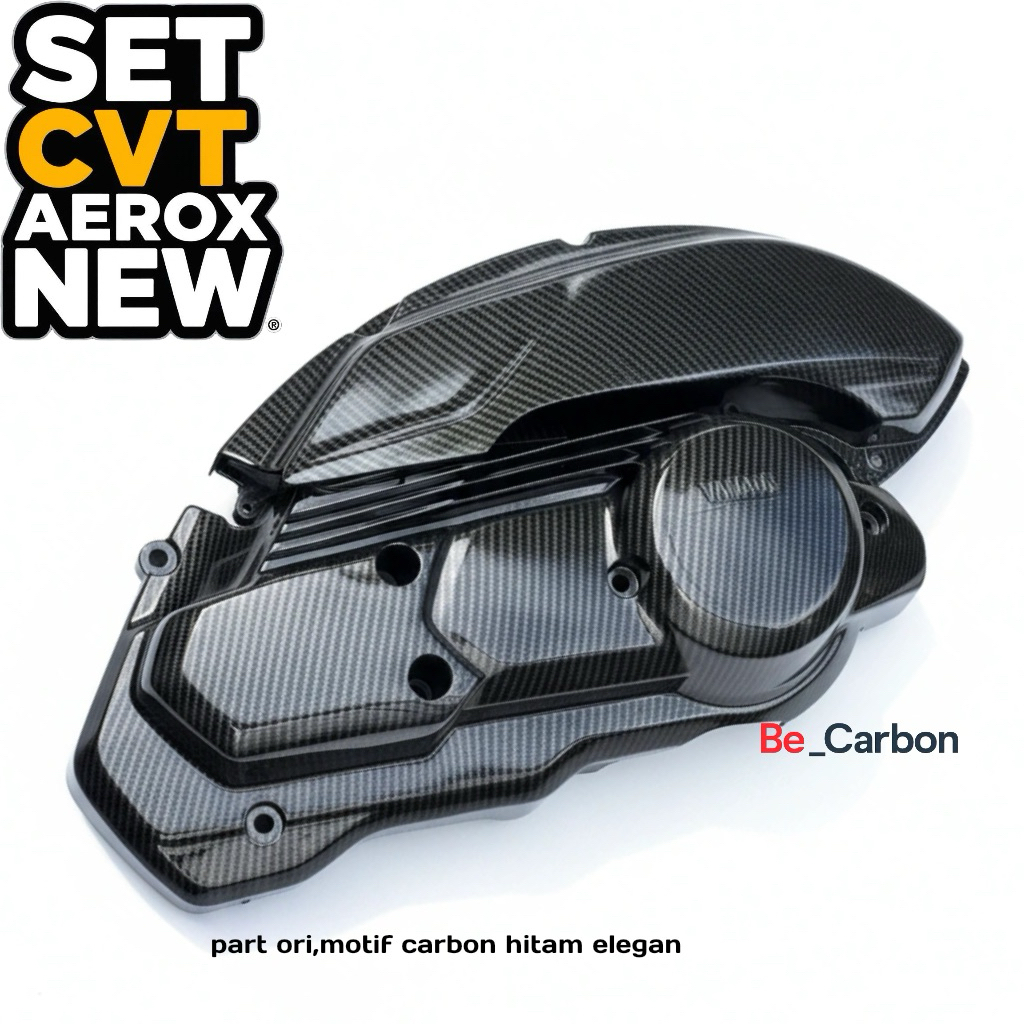 Bok filter Aerox 155 new Cover CVT veloscope Nmax new aerox new Carbon hitam