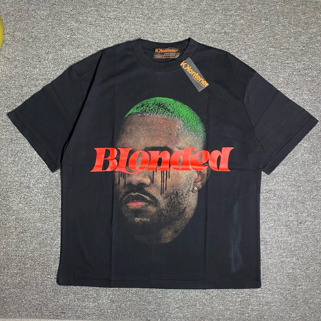 Kaos lengan pendek dengan pola oversize fit Blonded