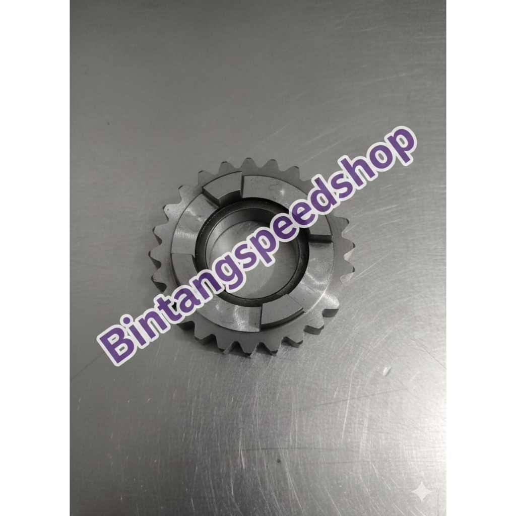 Rasio Racing Tiger gigi 6 mata 26T lawan std