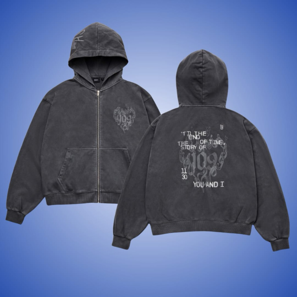 HOODIE ZIPPER KPOP SUNGHOON 109 - FREE PHOTOCARD - ID CARD - SIZE M-XXL