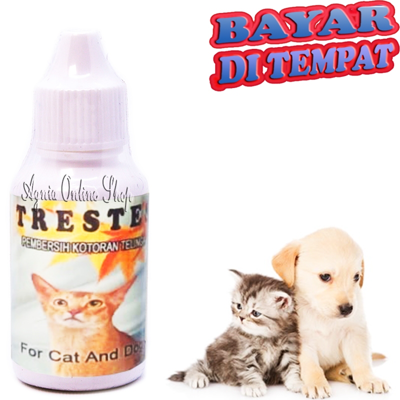 Obat Telinga Kucing Anjing TESTES Pembersih Kuping Bau