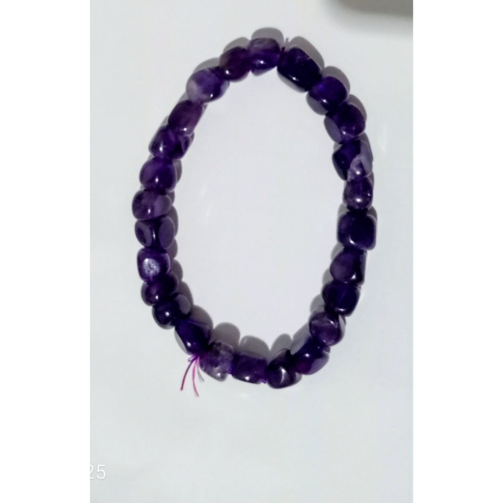 Gelang Kecubung Ungu Asli