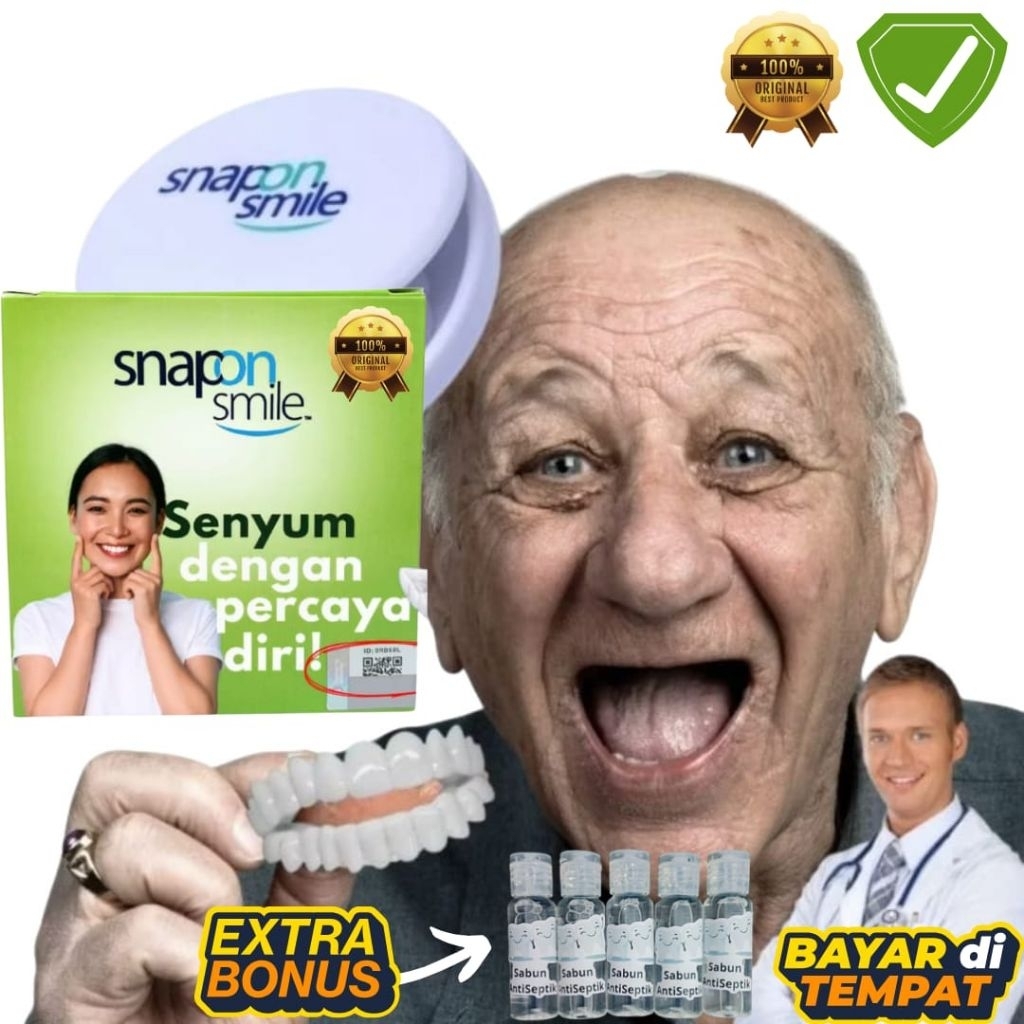 SNAP ON SMILE GIGI PALSU INSTAN 100%