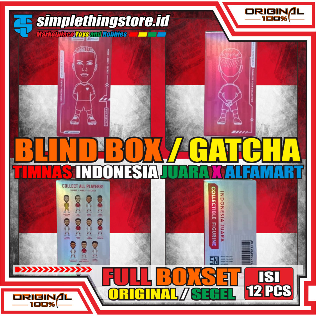 BlindBox / Gatcha Action Figure Timnas Indonesia Juara X Alfagift Limited Edition Version