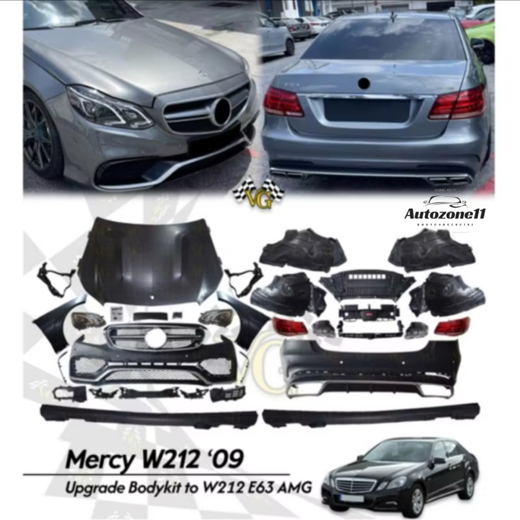 Bodykit Mercy W212 2009 - 2013 to E63 AMG 2014 - 2015 Bodykit Mercedes Benz W212 Import Quality
