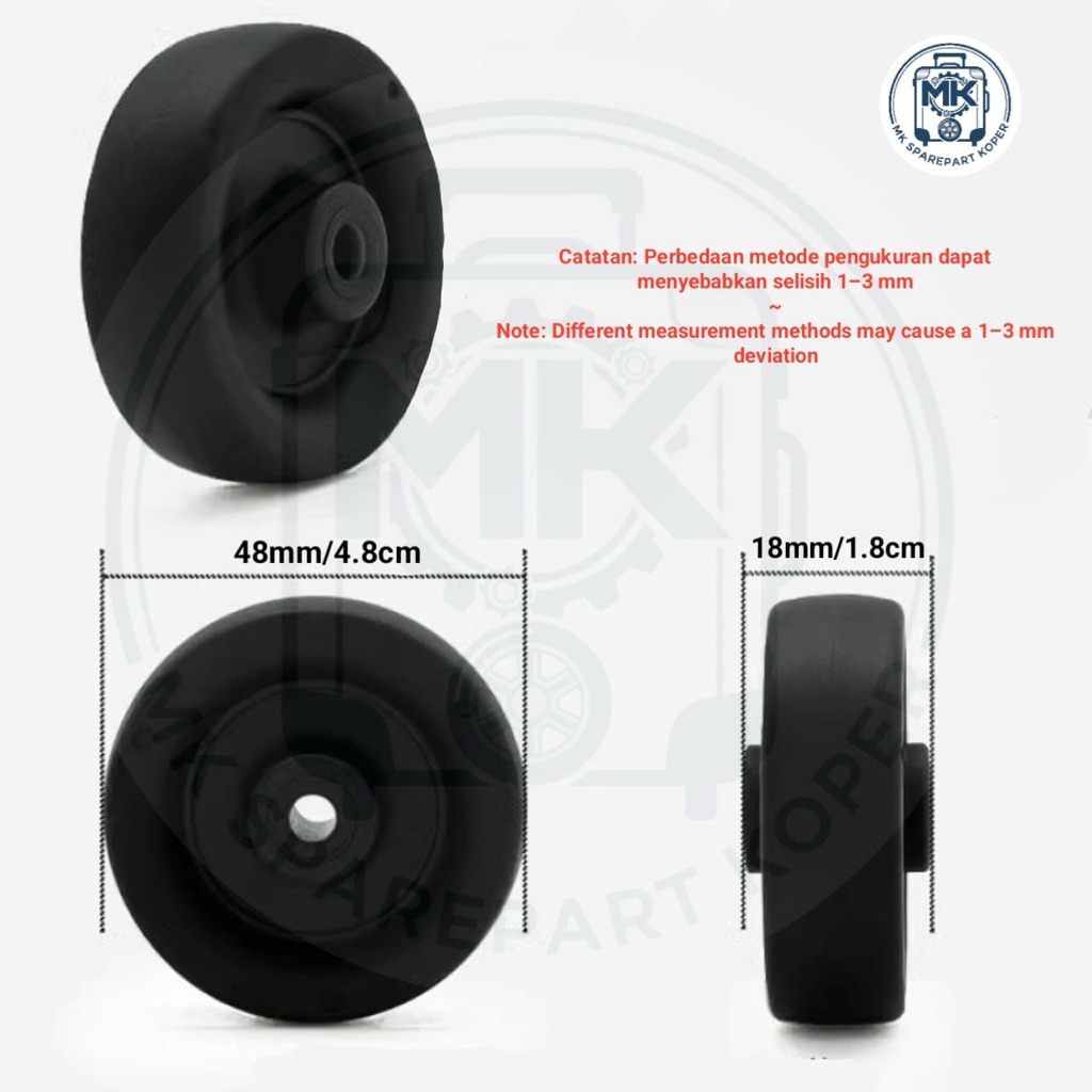 Roda Koper Single Lojel,Delsey,Bagasi