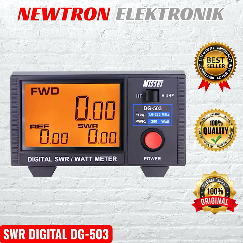 SWR Nissei DG-503 Digital Power WattMeter DG503 200Watt HF VHF UHF