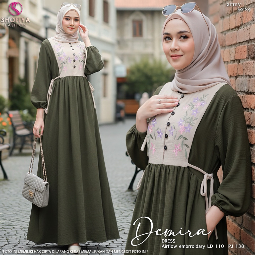 [VICAN] DEMIRA FREYA BRINA LISSA ONESET (INNER+OUTER) TUNIK ROK CELANA SETELAN REMAJA GAMIS MUSLIM W