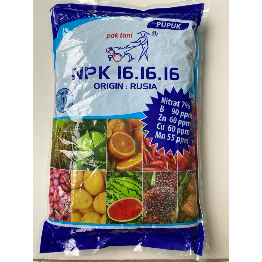 PUPUK NPK PAK TANI 16 . 16 . 16