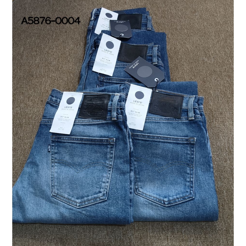 Jeans Pria Lev's 511 Japan Bluetab New Original Fit ( A5876-0004 )
