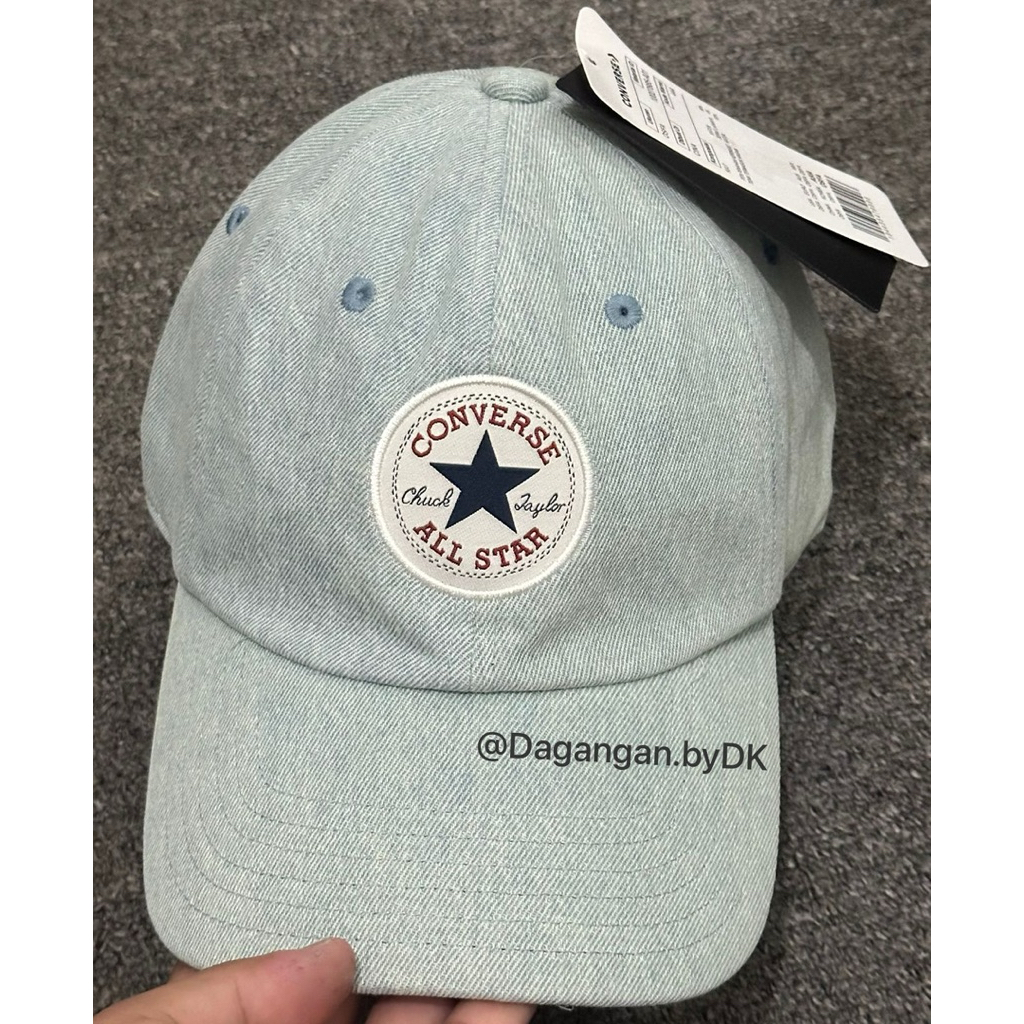 Topi Converse Cap Denim Blue Original 100% Soft Blue (Limited)