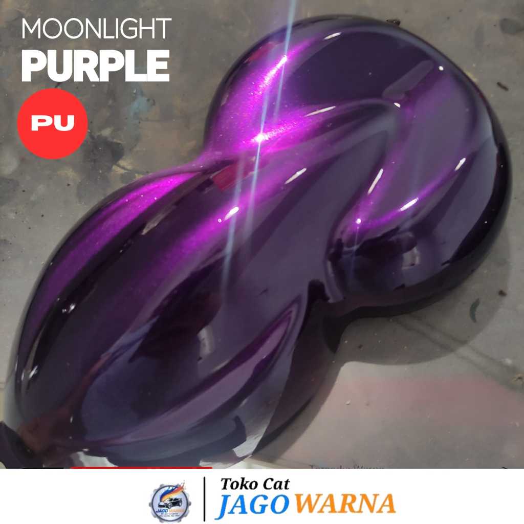 CAT MOONLIGHT PURPLE PU 250ML | BLACK PURPLE | CAT PU DOMINAN WARNA HITAM EFEK UNGU | COCO STNK HITA