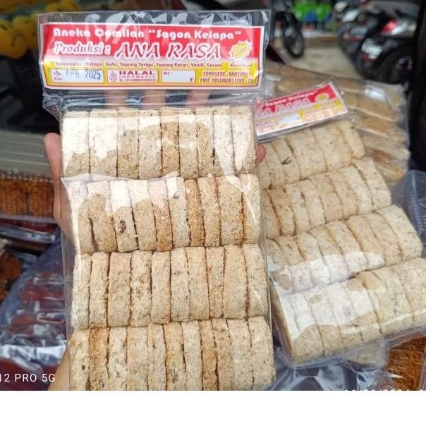 cemilan sagon kelapa gurih manis 1 pack