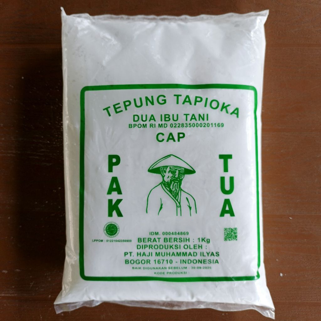 Tepung Tapioka / Sagu Cap Pak Tua – Dua Ibu Tani Cocok Untuk Pempek & Olahan Tepung