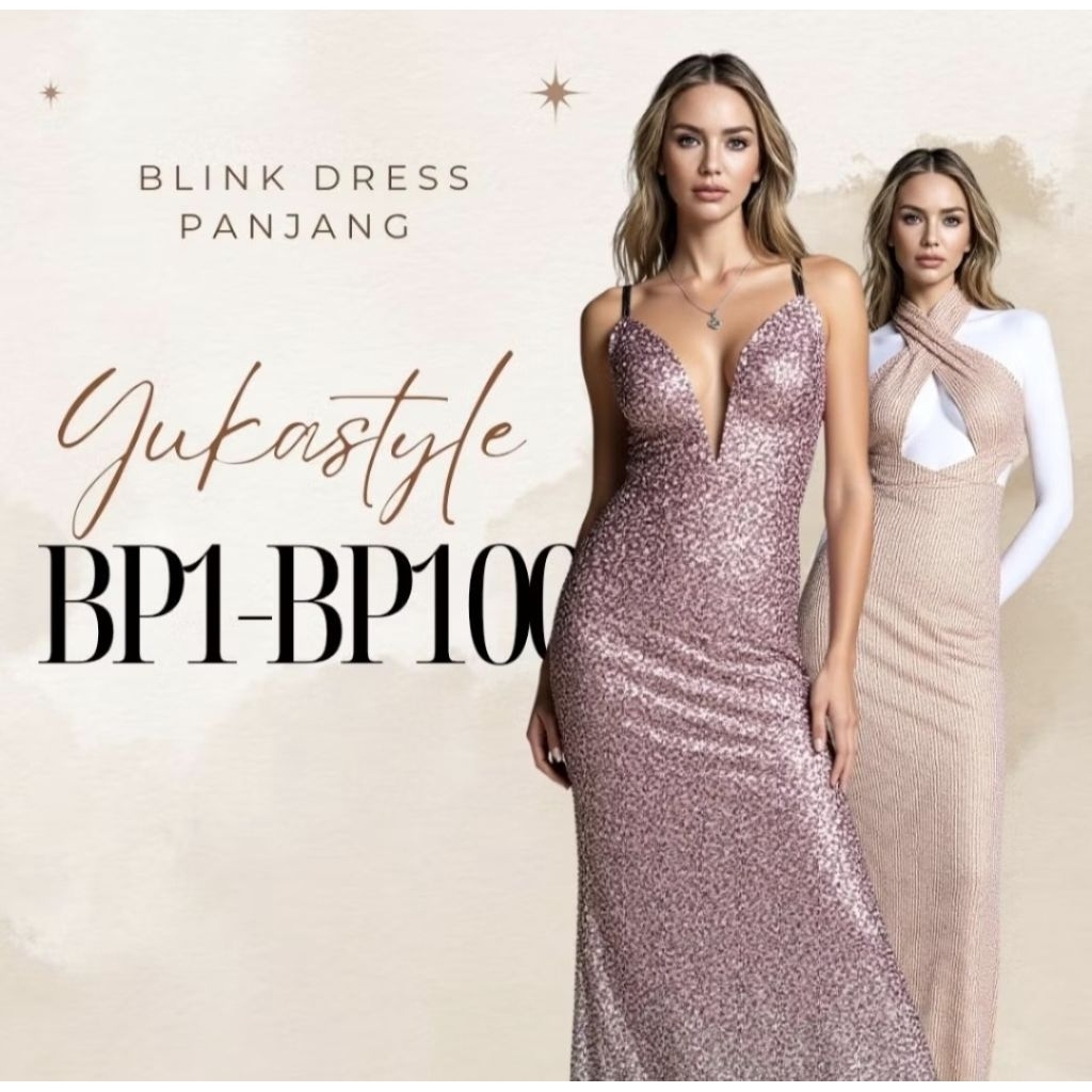 BP01-BP100 YUKASTYLE DRESS WANITA DEWASA HARGA 100-400K
