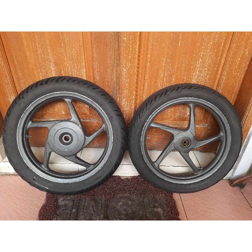 velg ori beat warna hitam (cat velg ori) + ban