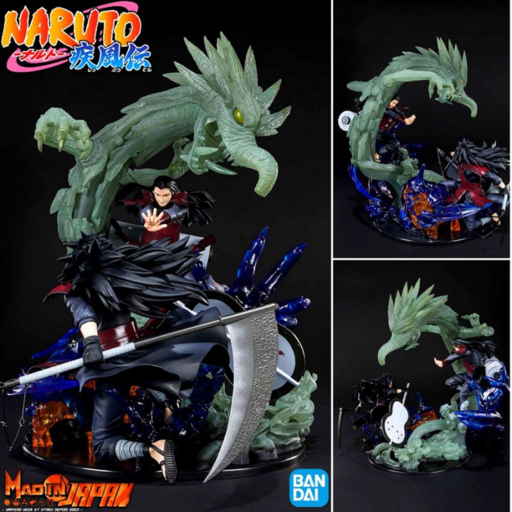 fzo figuarts zero hashirama hokage madara naruto original bandai figure statue