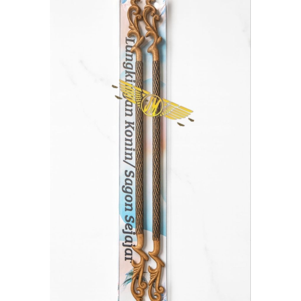 Tangkringan Burung Konin Kayu Asem Bali Ukiran Elegan / Tangkringan Sejajar