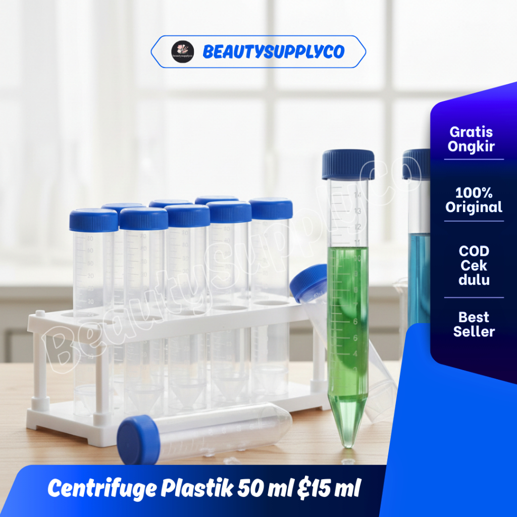 Falcon Tube Tabung Centrifuge Skala 15 & 50 ml Plastik Nesco