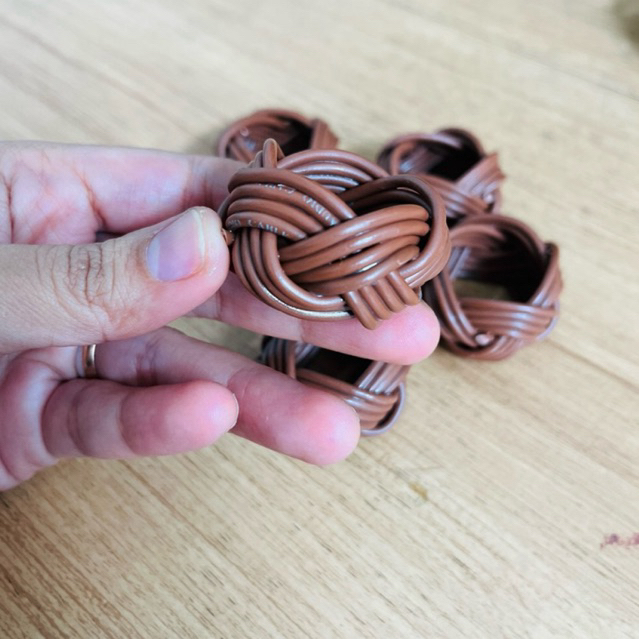 Ring hasduk wogle coklat by pramuka sejati bisa custom warna