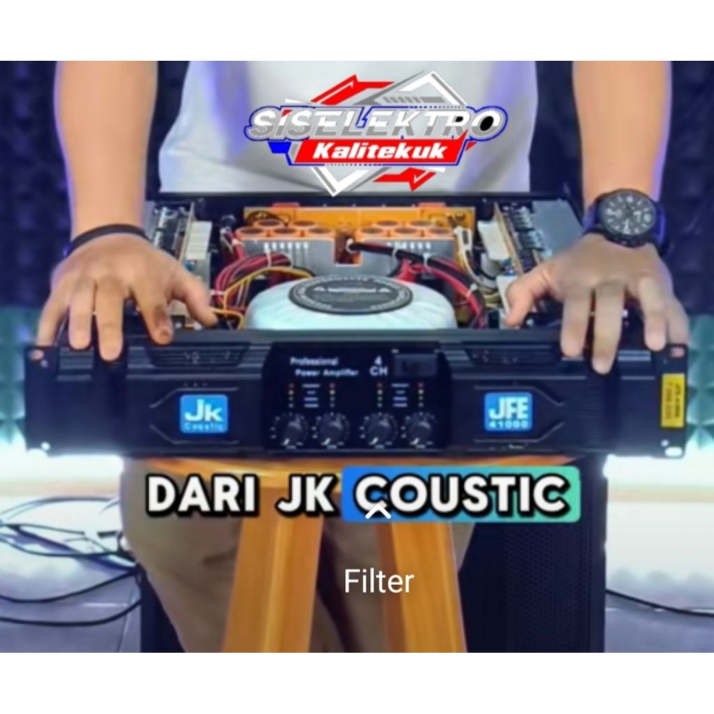 Power amplifier JK COUSTIC JFE 41000 4 Chanel JFE41000