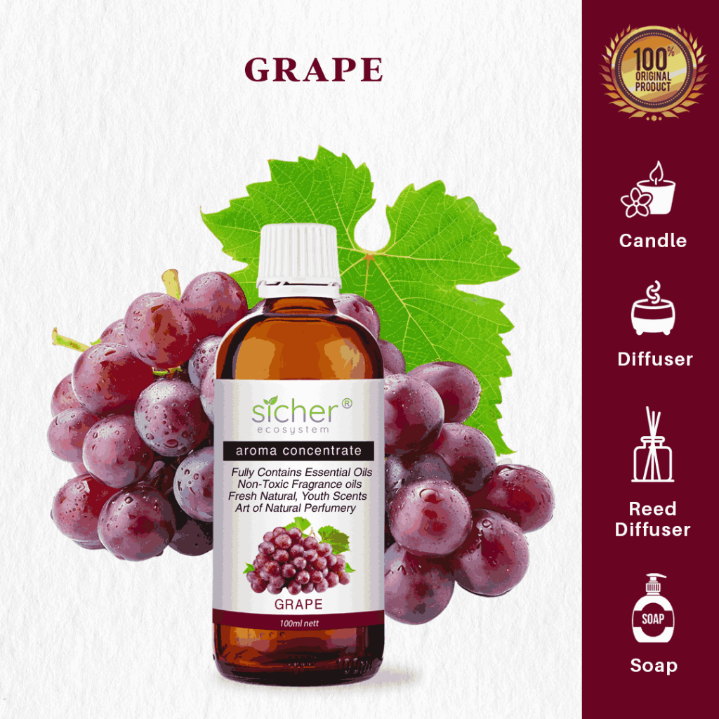 Sicher Fragrance Oil Grape 100ml