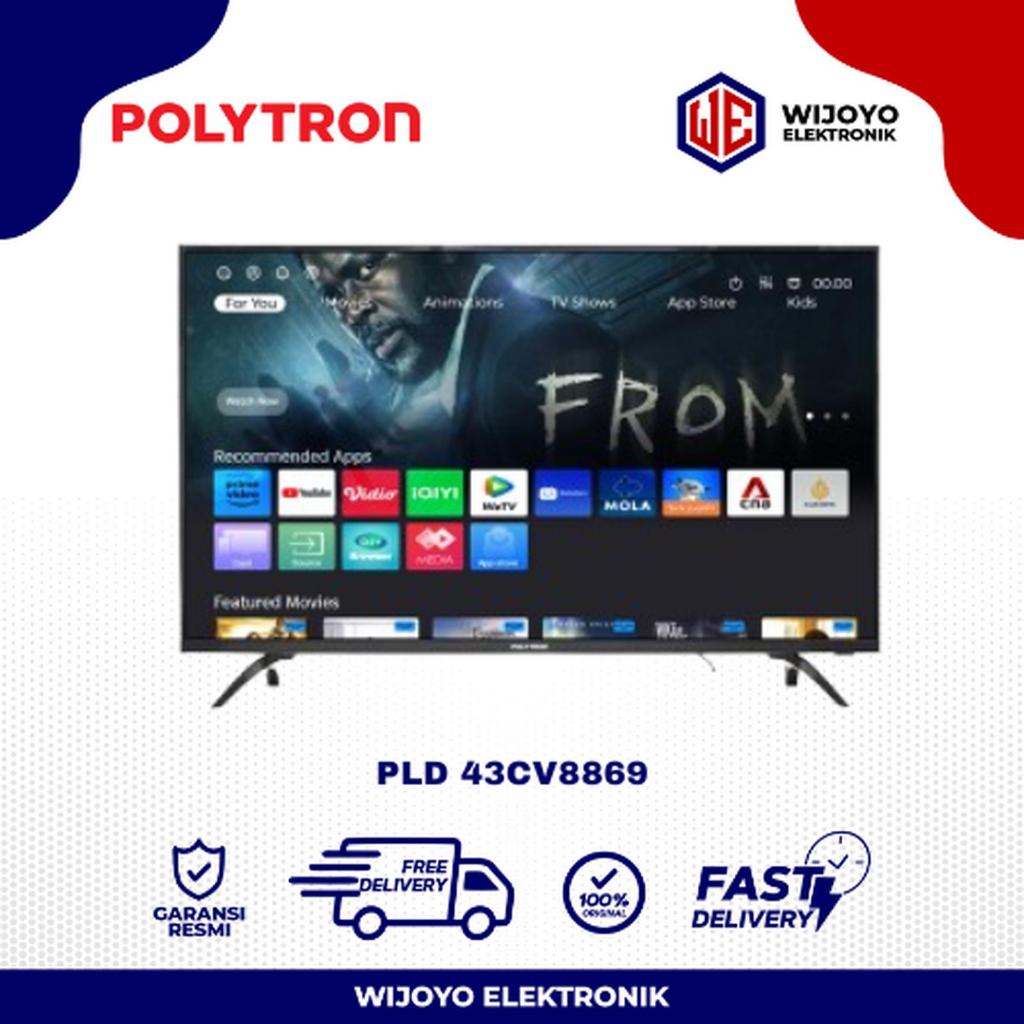 TV POLYTRON SmartTV 43 inch FHD - PLD 43CV8869 GARANSI RESMI