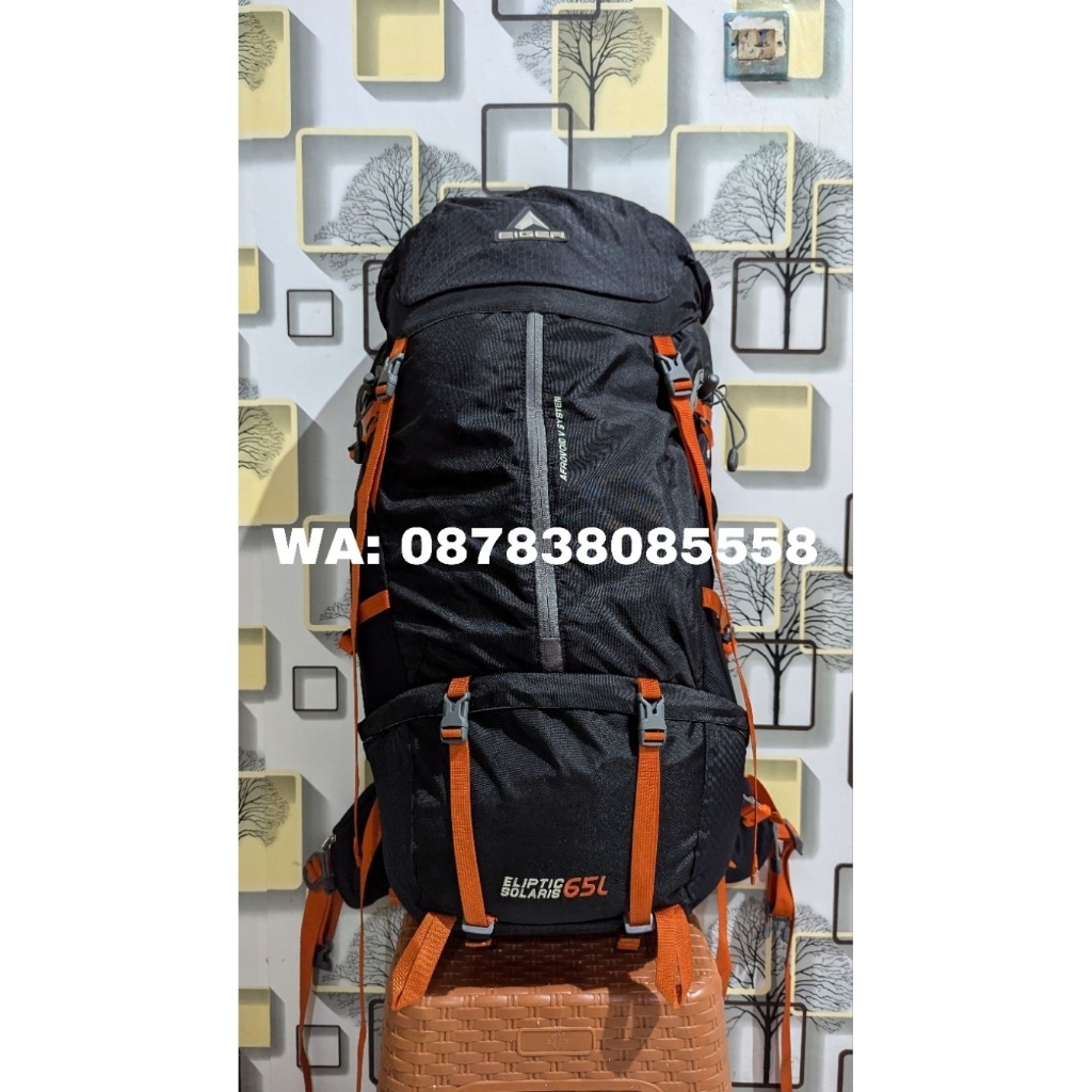 Tas Gunung Carrier Eiger Eliptic Solaris 65l