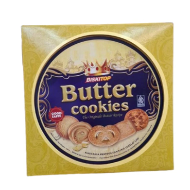 Biskitop Butter Cookies 700gr / Biskitop Butter Cookies Biskuit Kaleng 700gr