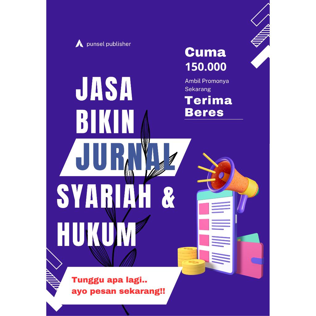 jasa pembuatan jurnal syariah dan hukum