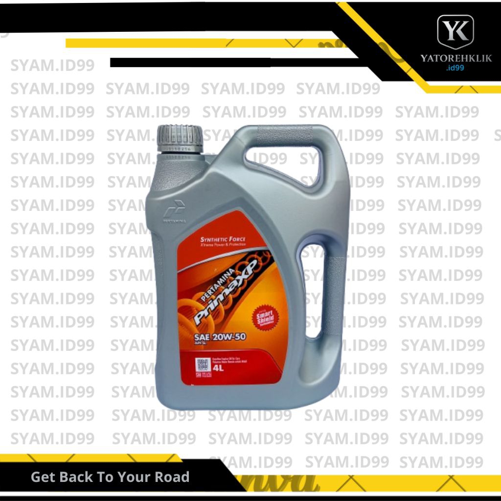 Oli Mesin Primaxp 20W-50 4L – Oli Mobil Gasoline Synthetic Force SAE 20W50