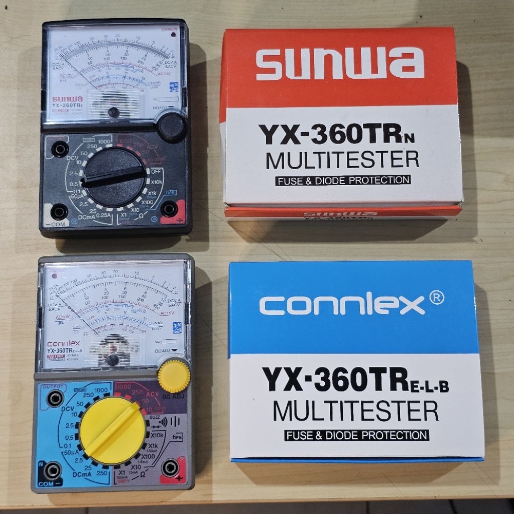 Multitester Sunwa YX360 TRn multimeter Connlex YX360 avometer jarum analog