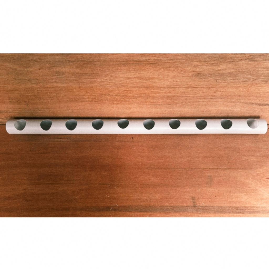 Pipa Paralon Hidroponik 10 Lubang Semai 1 Meter 2 Inch