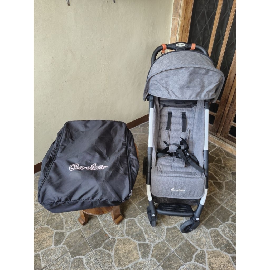 PRELOVED STROLLER COCOLATTE ICONIC + TAS