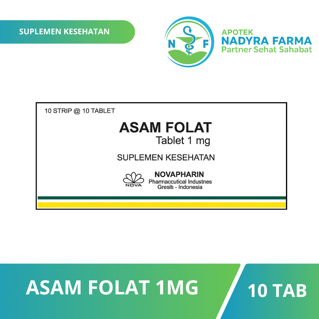 ASAM FOLAT 1mg-10Tab