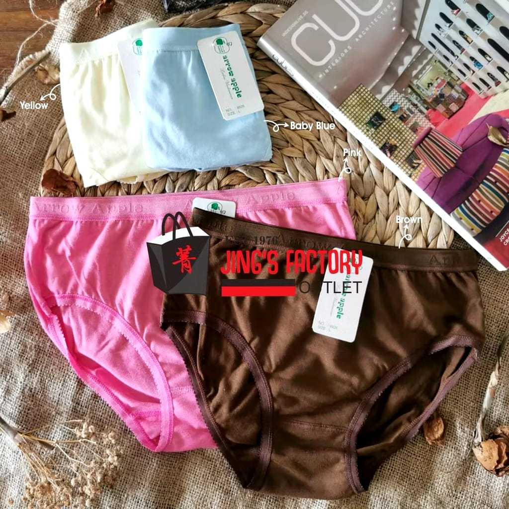 100% CD Apel Asli Arrow Apple [6Pcs] - Celana Dalam Wanita / Celana dalam apel / CD Dewasa - 9926