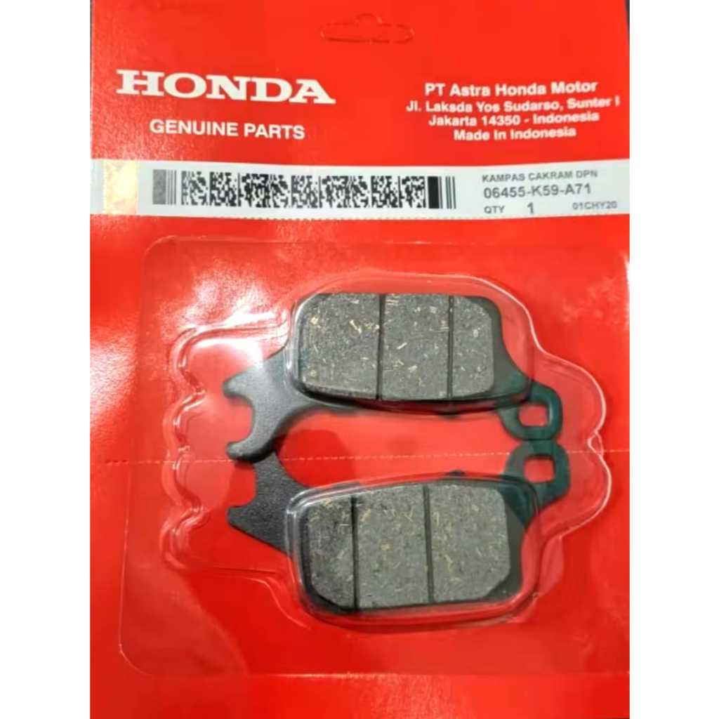 DISPAD KAMPAS REM DEPAN ORIGINAL HONDA VARIO 150