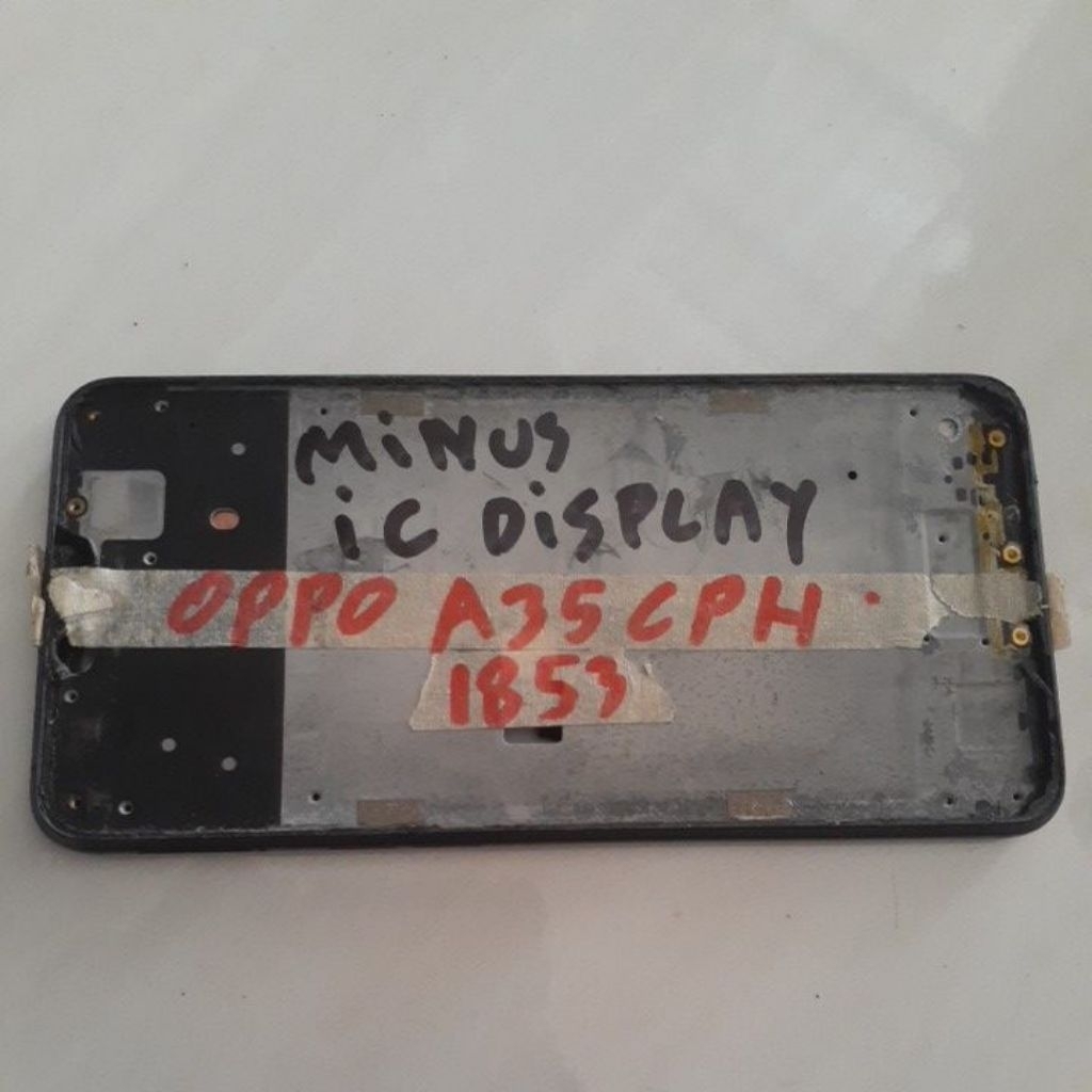 Mesin Hp Oppo A3S cph1853 Kondisi kena Ic Display