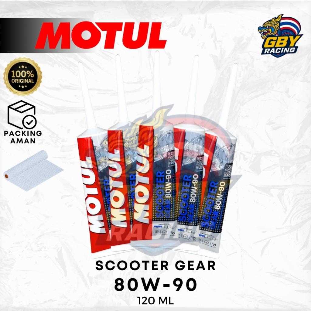 MOTUL Scooter Gear 120ML 80W90 Oli Gardan Matic Vario 125 150 Scoopy Beat Aerox Nmax Original Motul