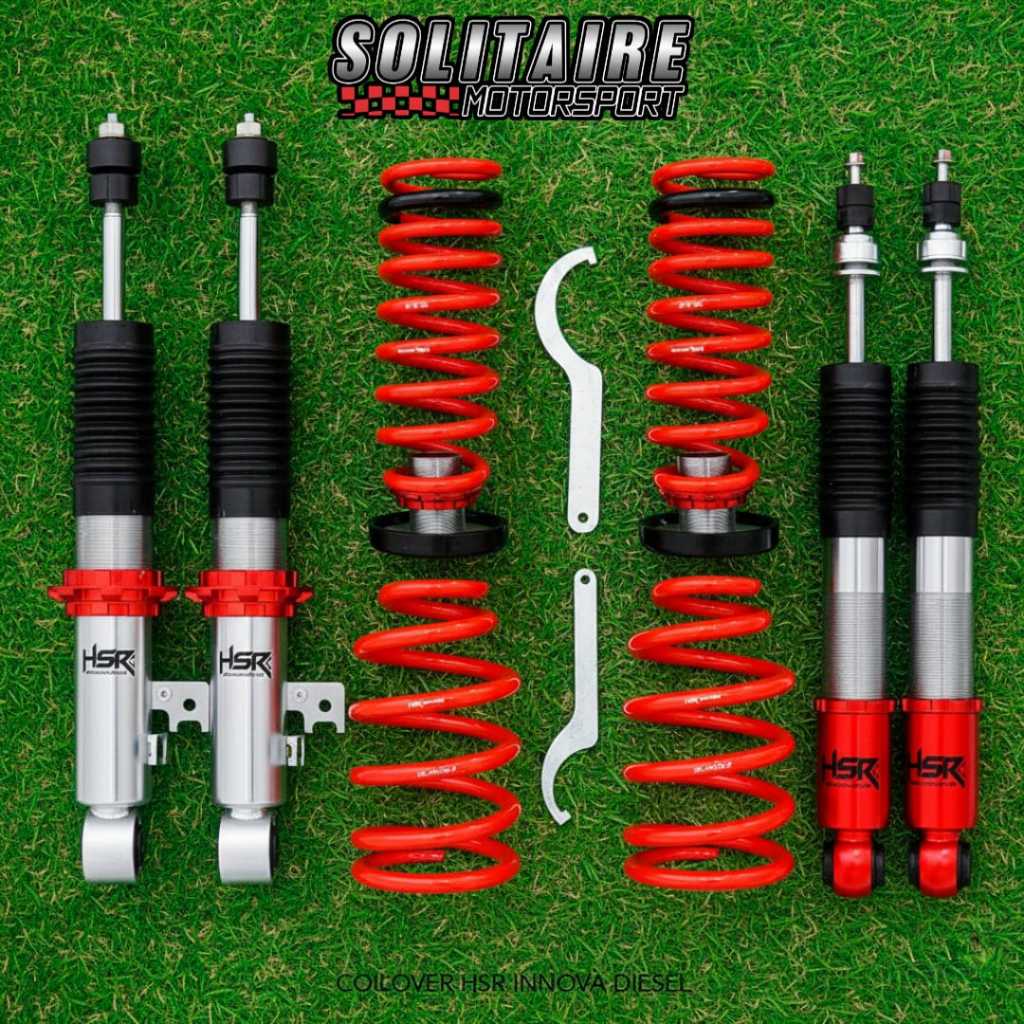 COILOVER PROFENDER HSR RED FRONT REAR UNTUK TOYOTA INNOVA DIESEL | GRATIS PEMASANGAN DAN SPOORING