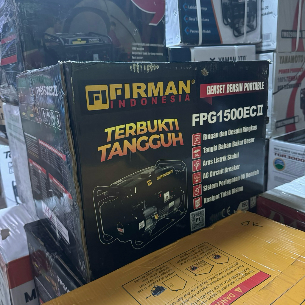 FPG1500ECII GENSET BENSIN FIRMAN FPG 1500 EC GENERATOR BENSIN 1000 WATT
