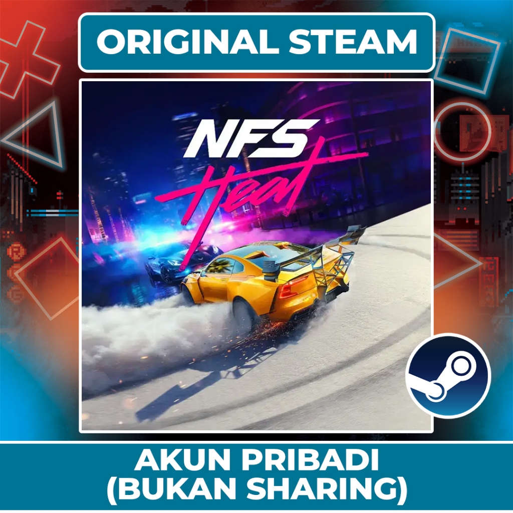 Need for Speed Heat – Game PC Steam (Original) | Full Update DLC | Masuk ke Akun Pribadi