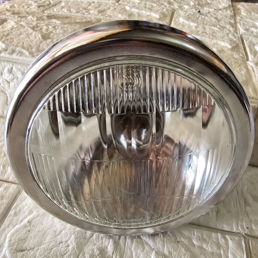 reflektor lampu depan yb dt rx100 cb lampu yb lampu deoan yamaha yb dt rx100 rx125 universal