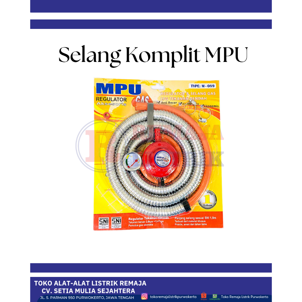 Selang Gas Komplit MPU SELM - 089