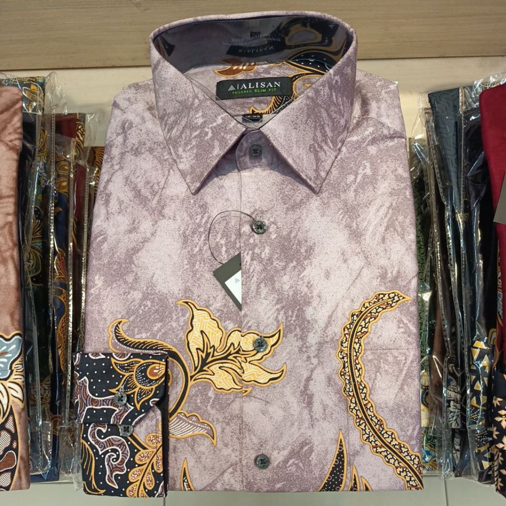KEMEJA BATIK PRIA BRAND ALISAN RANDOM MOTIF 179k