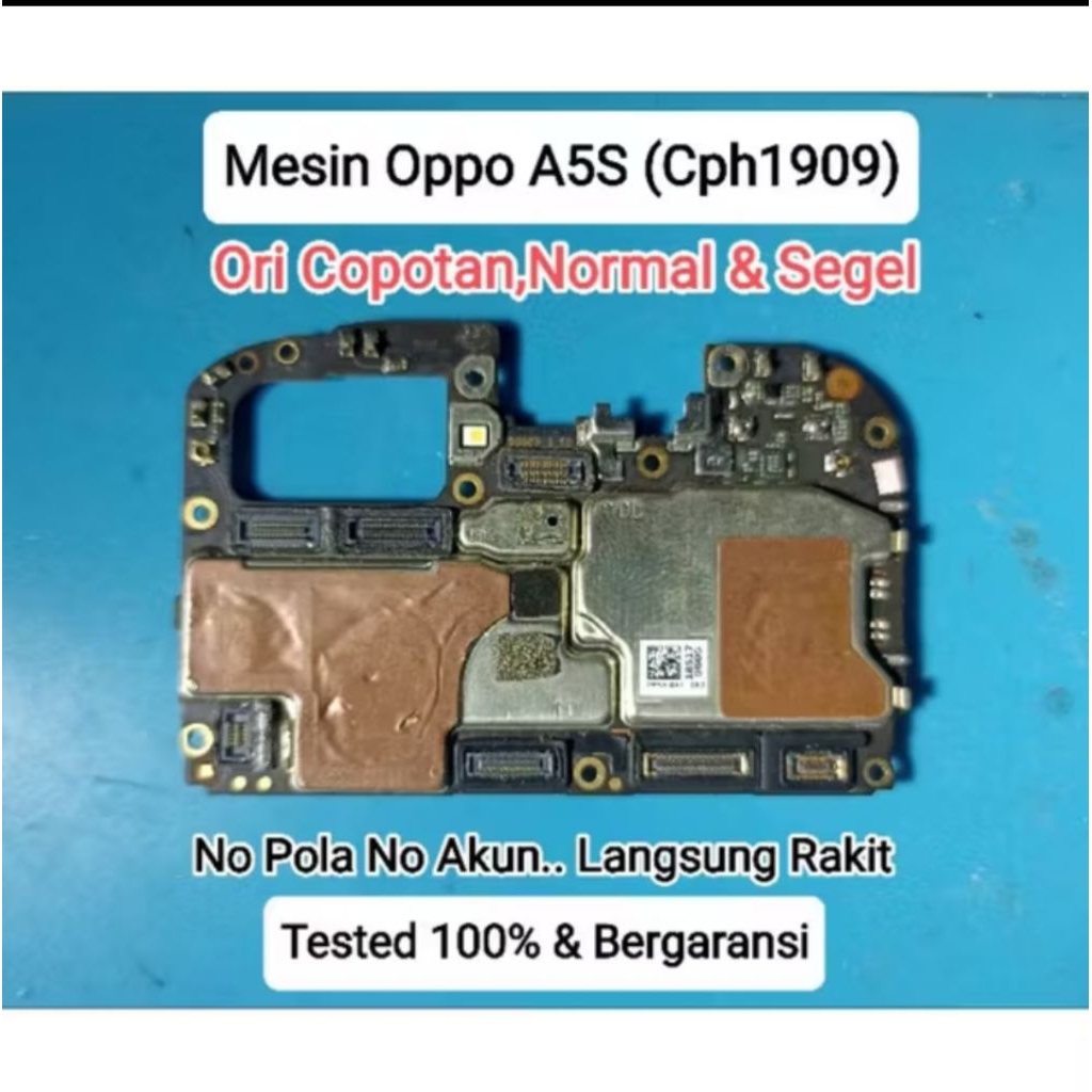 mesin Oppo a5s ram 3/32 segel ORI copotan bergaransi