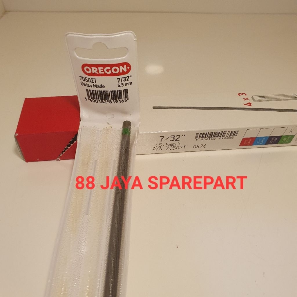 Kikir Bulat OregonAsli  5.5 mm Besar 1 pcs Kikir Bulat Chain Saw Sinso