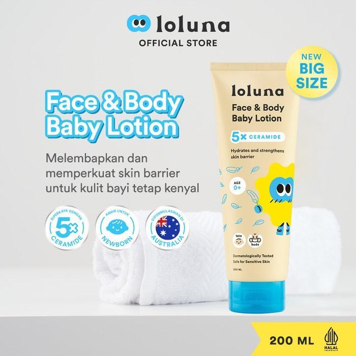 LOLUNA Krim Wajah & Badan Bayi Anak