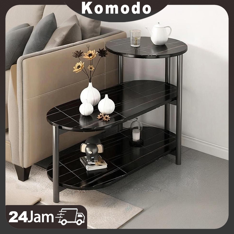 Meja Minimalis Bufet Marmer Kemewahan Ringan Meja Kopi Meja Nakas Meja Bundar Bulat Ruang Tamu Meja 