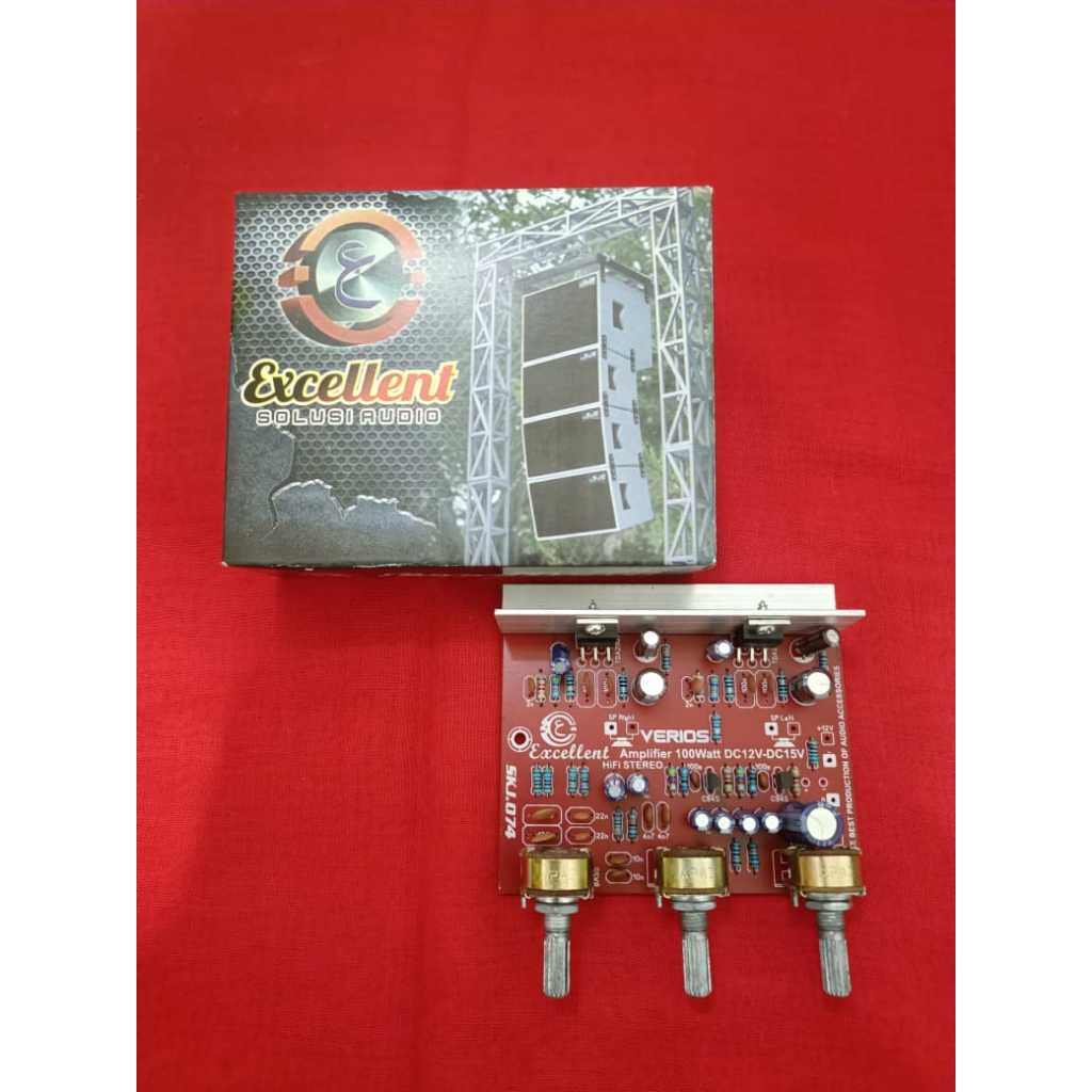 Power Amplifier DC 12v 100 watt Stereo Verios